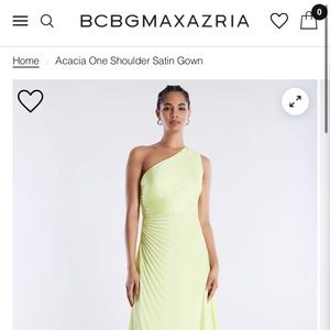 BCBG gown